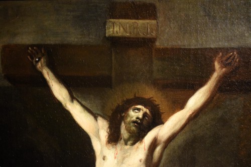Christ Crucified - Flemish Master mid-17th century - 